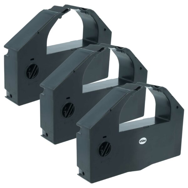 3x Fita de Tinta para Epson DLQ-3000, DLQ-3500 vhbw - Preto