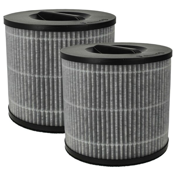 2x Filtro HEPA com Carvão Ativado vhbw para Humidificador Steba 93-12-00