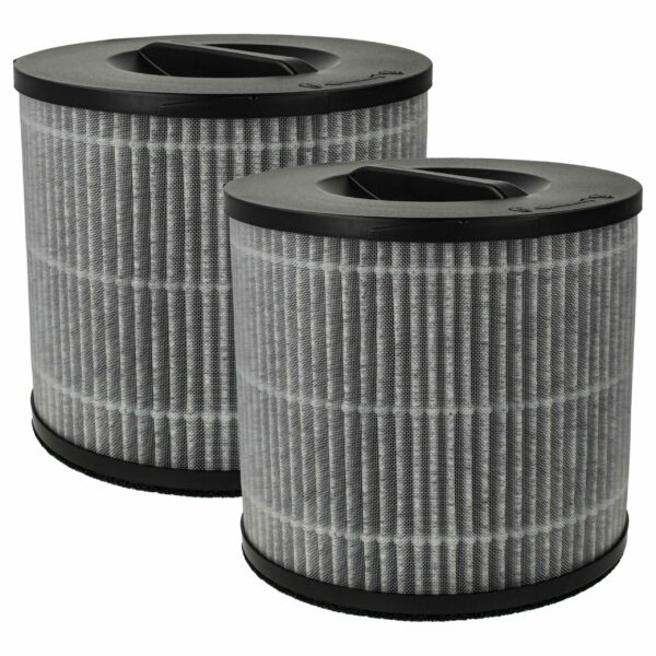 2x Filtro HEPA com Carvão Ativado vhbw para Humidificador Steba 93-12-00