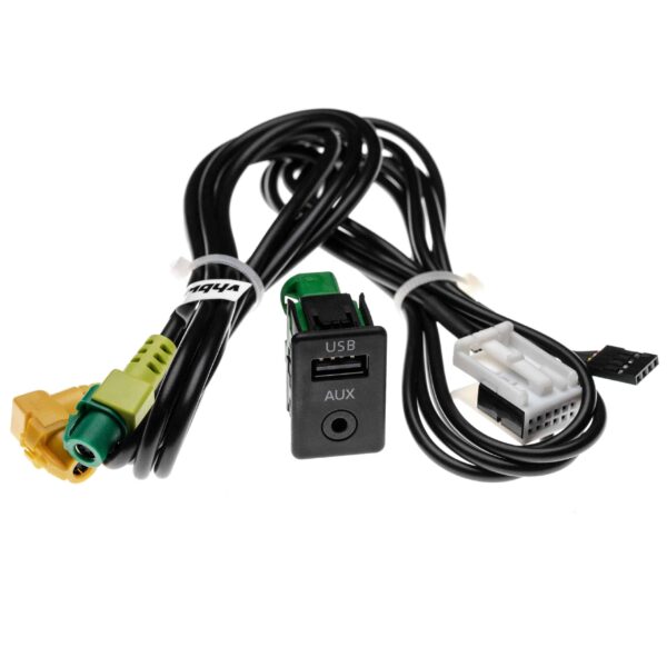 Cabo Adaptador AUX para Rádio Automóvel VW RCD300 - 143cm