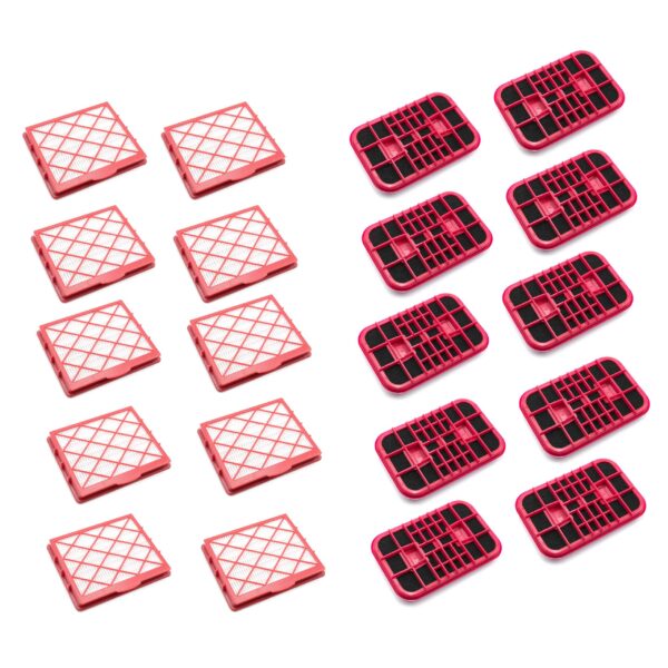 Conjunto de 20 Filtros para Aspirador Lux e Electrolux 1 Classic - vhbw