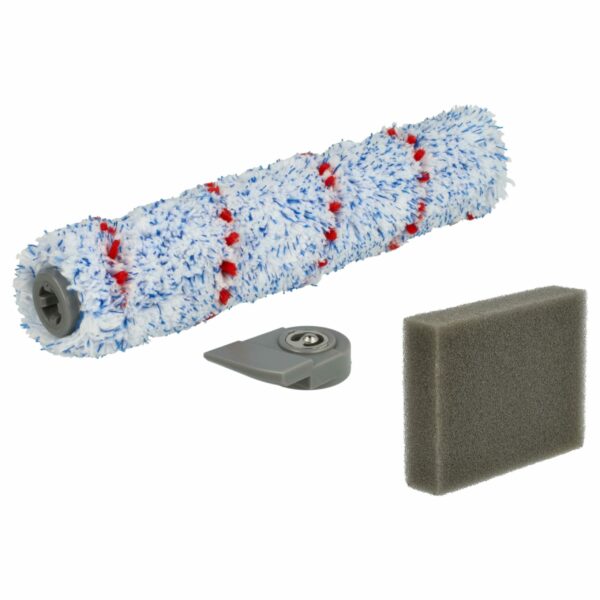 Kit de Acessórios vhbw para Aspirador Leifheit 11918 - Filtro de Espuma e Escova Rotativa