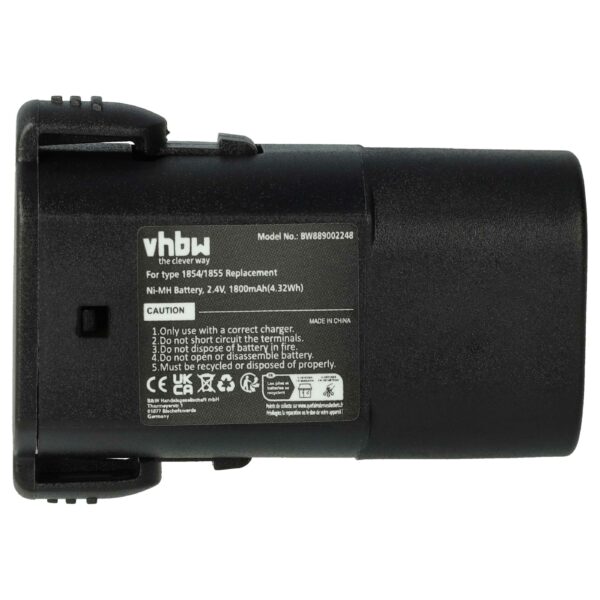 Bateria vhbw para tosquiadeiras Moser / Wahl (1800 mAh, 2.4 V, NiMH)