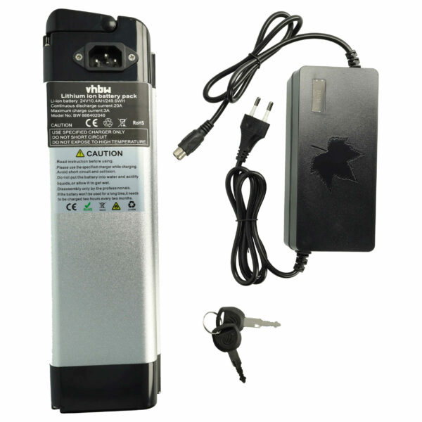 Bateria para E-Bike Rex, Prophete, Kreidler, Phylion, Trio, Yuntong, ZhenLong, MiFa, Samsung - vhbw 24V 10.4Ah