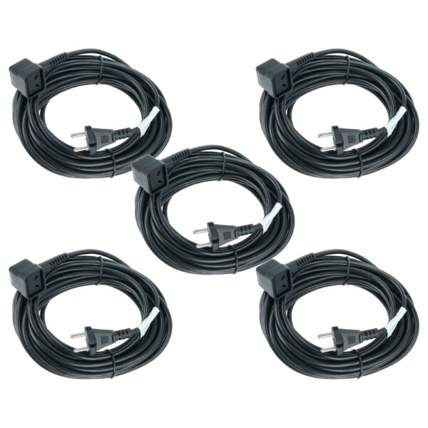 Cabo de Alimentação para Aspirador Numatic NVP180-21 - 10m (Pack 5x) vhbw
