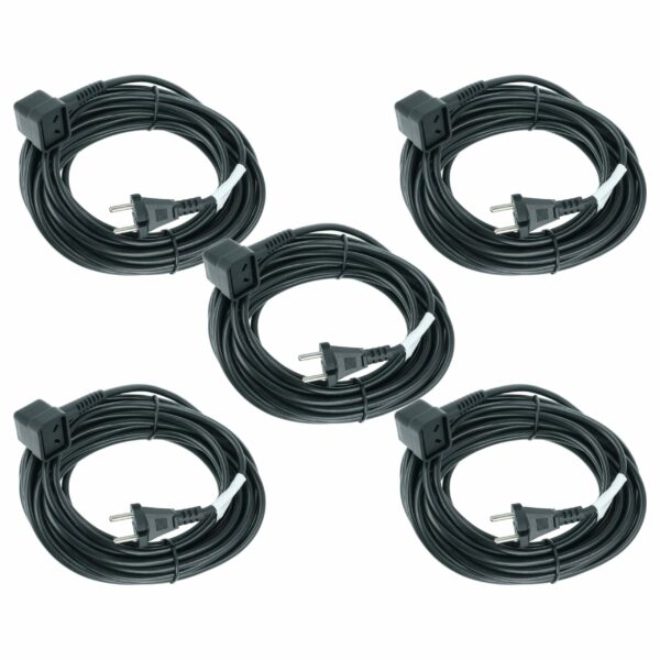 Cabo de Alimentação para Aspirador Numatic NVP180-21 - 10m (Pack 5x) vhbw