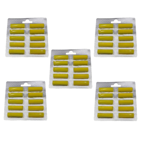 50x Paus Perfumados para Aspiradores com Saco - Aroma de Limão vhbw