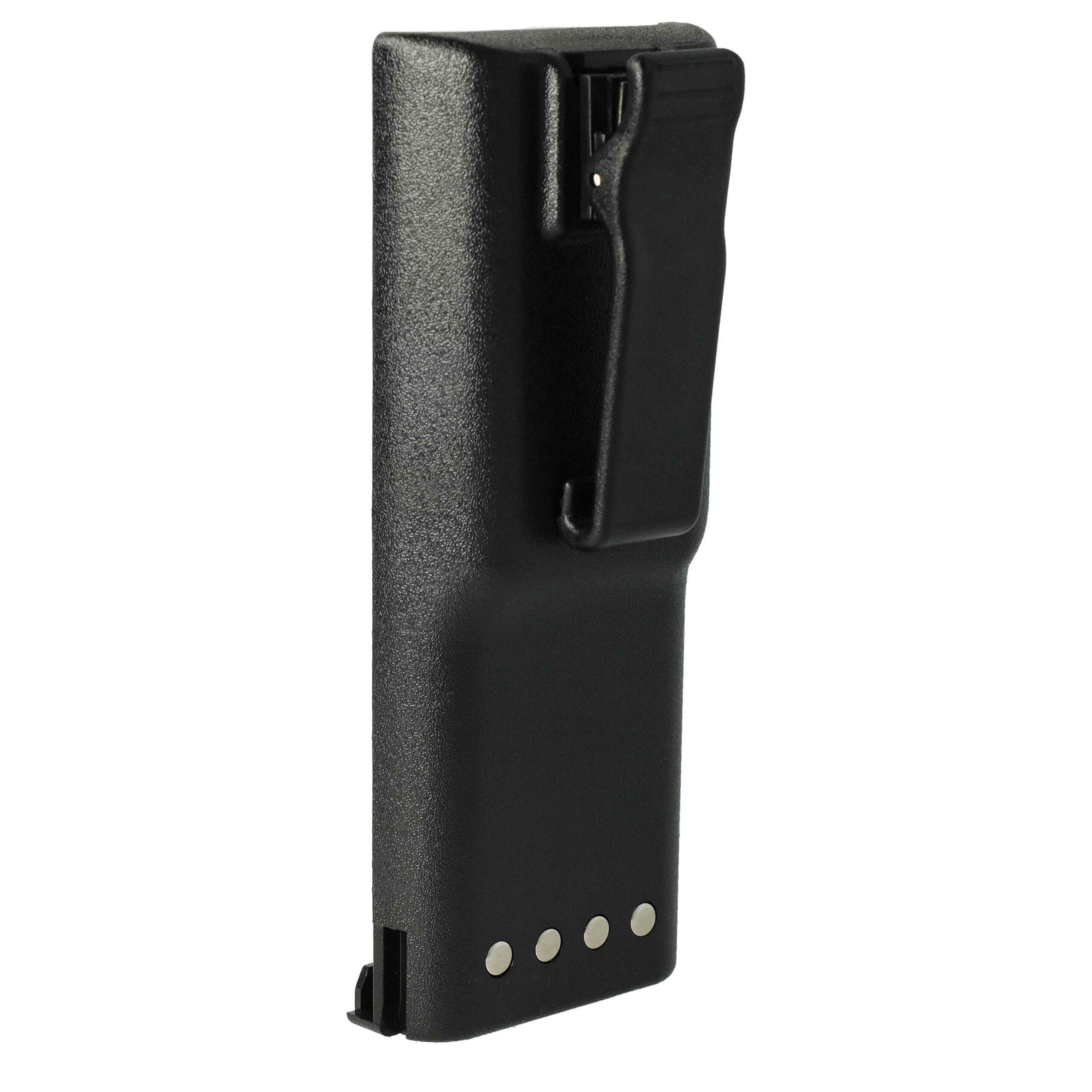 Bateria vhbw 10x para Rádio Motorola HNN8133C, HNN9628A, HNN8308A - 1800 mAh 7.5 V NiMH com Clipe - Image 2