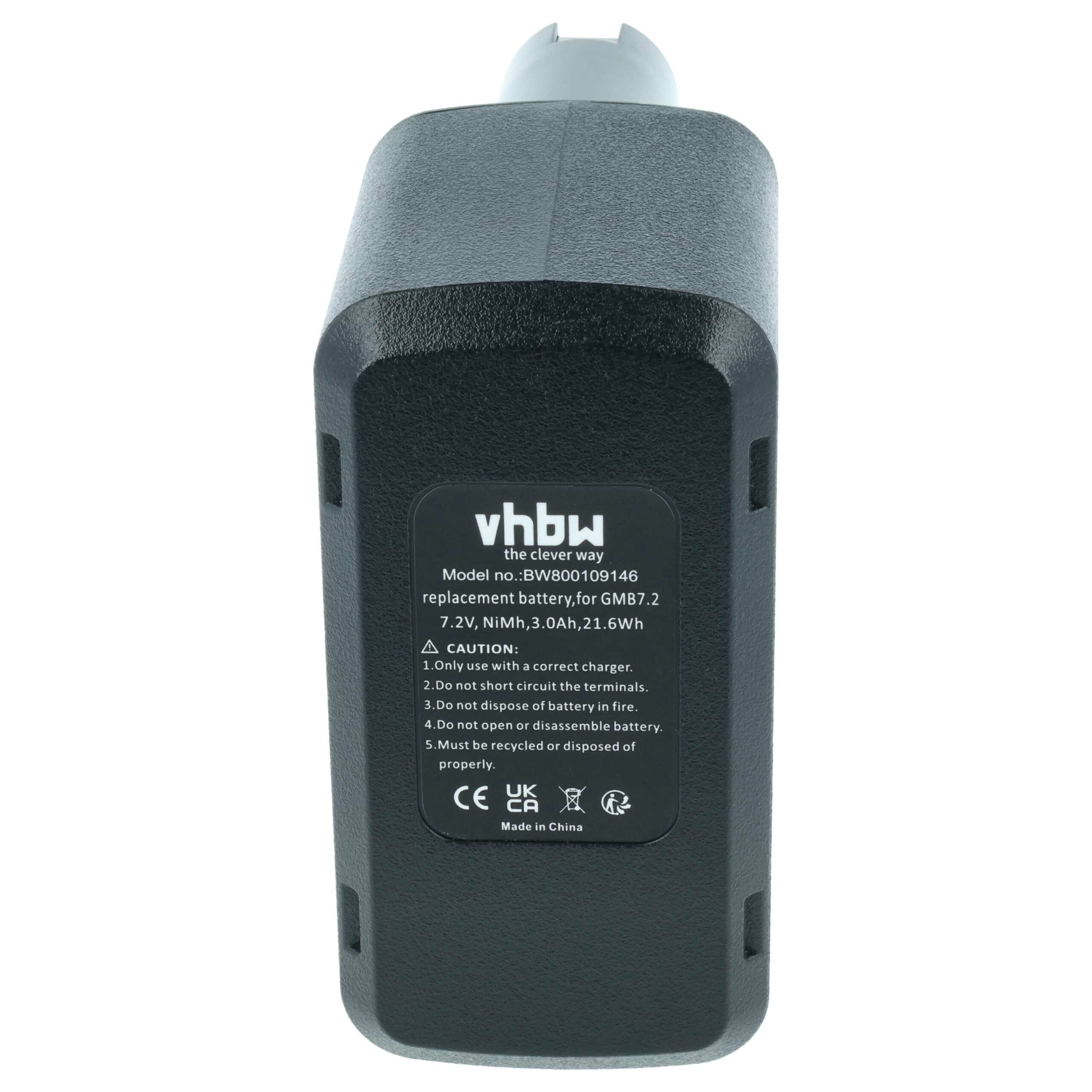 Bateria vhbw 3000 mAh 7.2V NiMH para Ferramentas Bosch - Substitui 2607335033, 2607335032, 2607335031 - Image 3