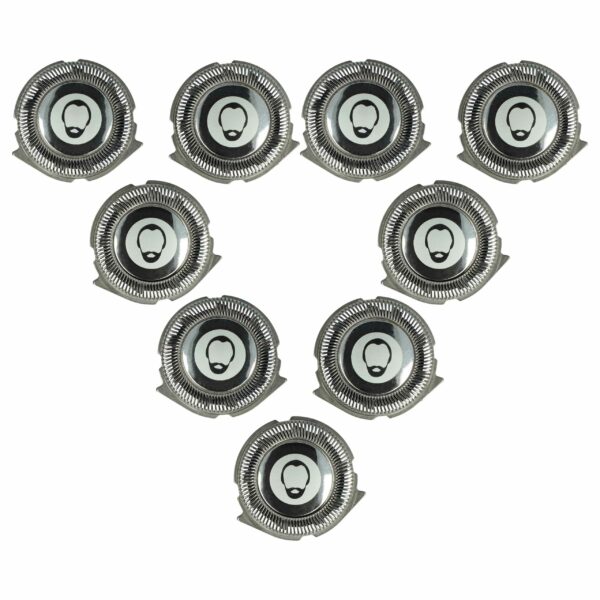 9 Cabeças de Barbear vhbw Compatíveis com Philips SH30, SH30/50 - Prata