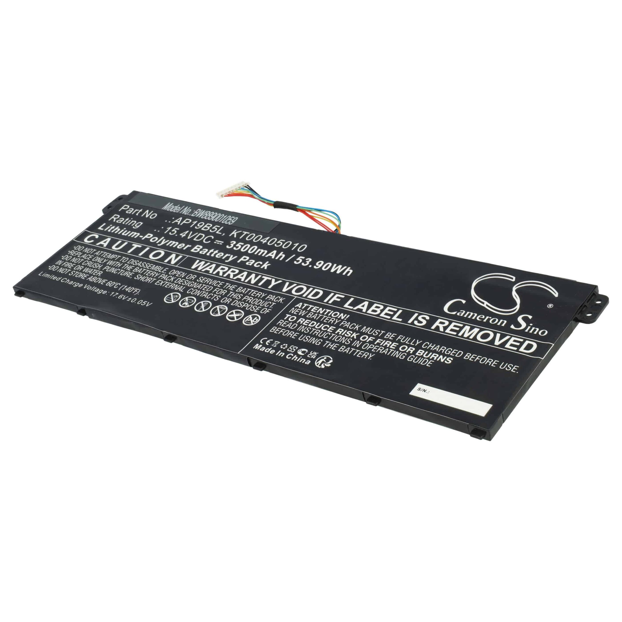 Bateria vhbw para Acer KT00405010, AP19B5L - 3500 mAh 15.4 V Li-Polymer - Image 3