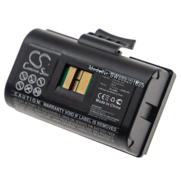 Bateria vhbw para Impressora Intermec 318-030-001, 318-030-003, AB27 - 3400 mAh 7.4 V Li-Ion
