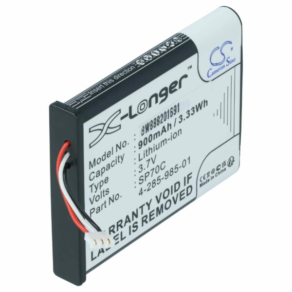 Bateria compatível com Sony SP70C para comandos de jogos wireless - 900 mAh 3.7V Li-Ion vhbw