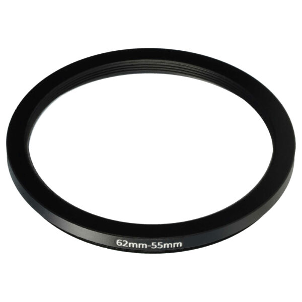 Adaptador Step-Down vhbw de 62 mm para 55 mm para Objetivas de Câmara