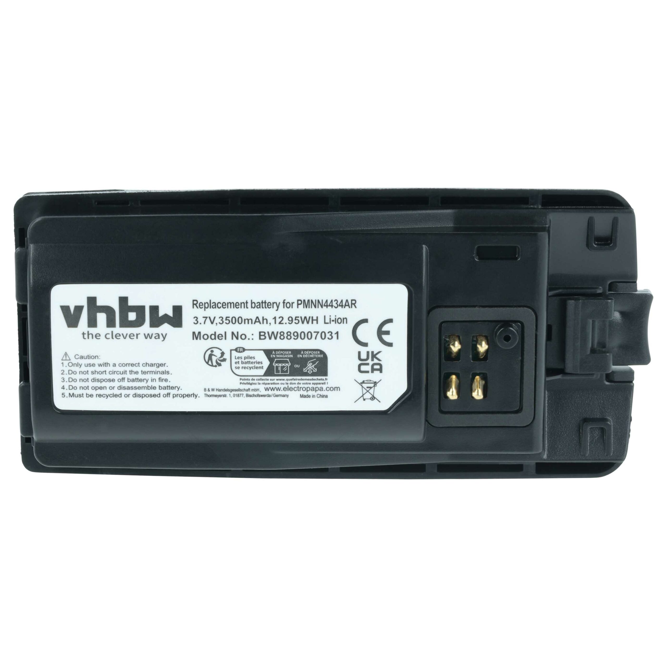 Bateria vhbw para rádio Motorola PMLN6394A / XT420 / XT460 - 3500 mAh 3.7 V (10 unidades) - Image 3