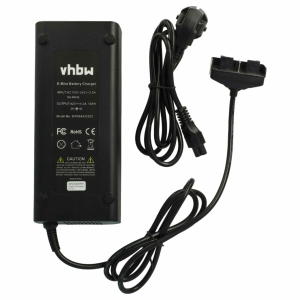 Carregador compatível com bateria Bosch E-Bike vhbw - substitui 0275007905