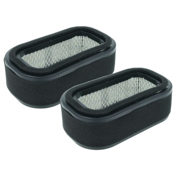 Jogo de 4 Filtros vhbw para Cortador de Relva Kawasaki e John Deere - 2 Pré-filtros e 2 Filtros de Ar