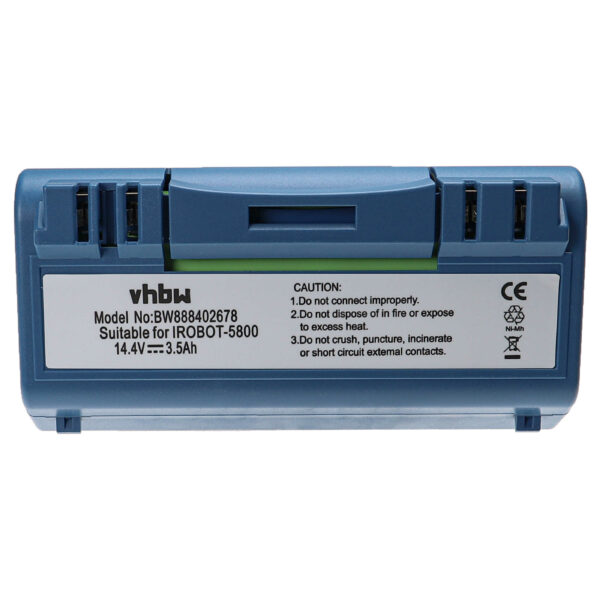 Bateria vhbw para iRobot 3500mAh, 14.4V, NiMH - Compatível AEG SP385-BAT, SP5832, 14904