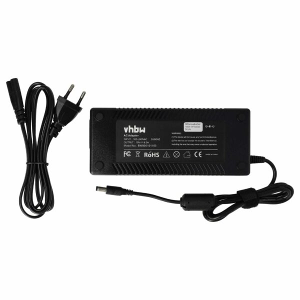 Adaptador de Alimentação vhbw para Portáteis Toshiba, HP, Acer, Asus e Compaq - 19V, 120W, Cabo 200cm