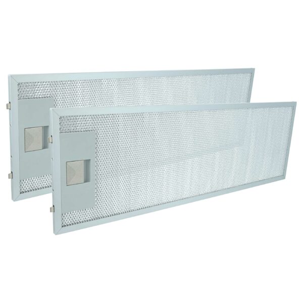 2x Filtro de Gordura Metálico Long Life vhbw para Exaustor AEG / Electrolux