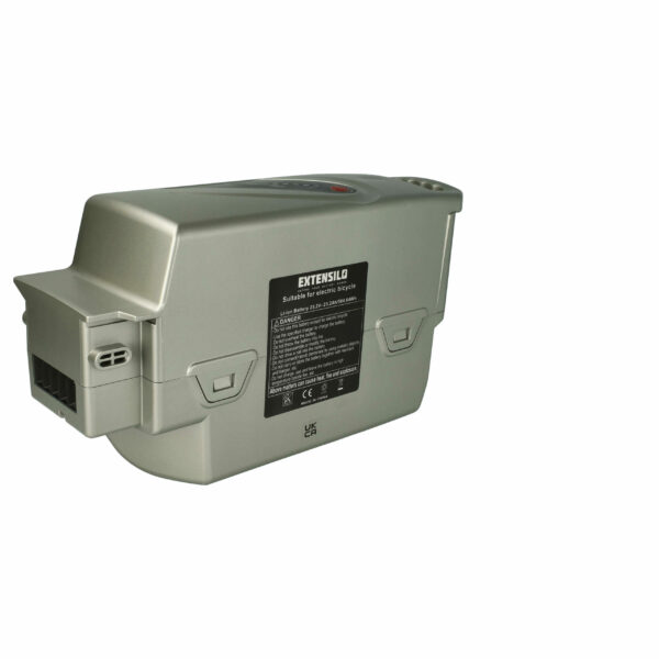 Bateria para Bicicleta Elétrica EXTENSILO 25.2V 23.2Ah - Compatível com Kalkhoff, Kettler, Victoria, Flyer e Raleigh