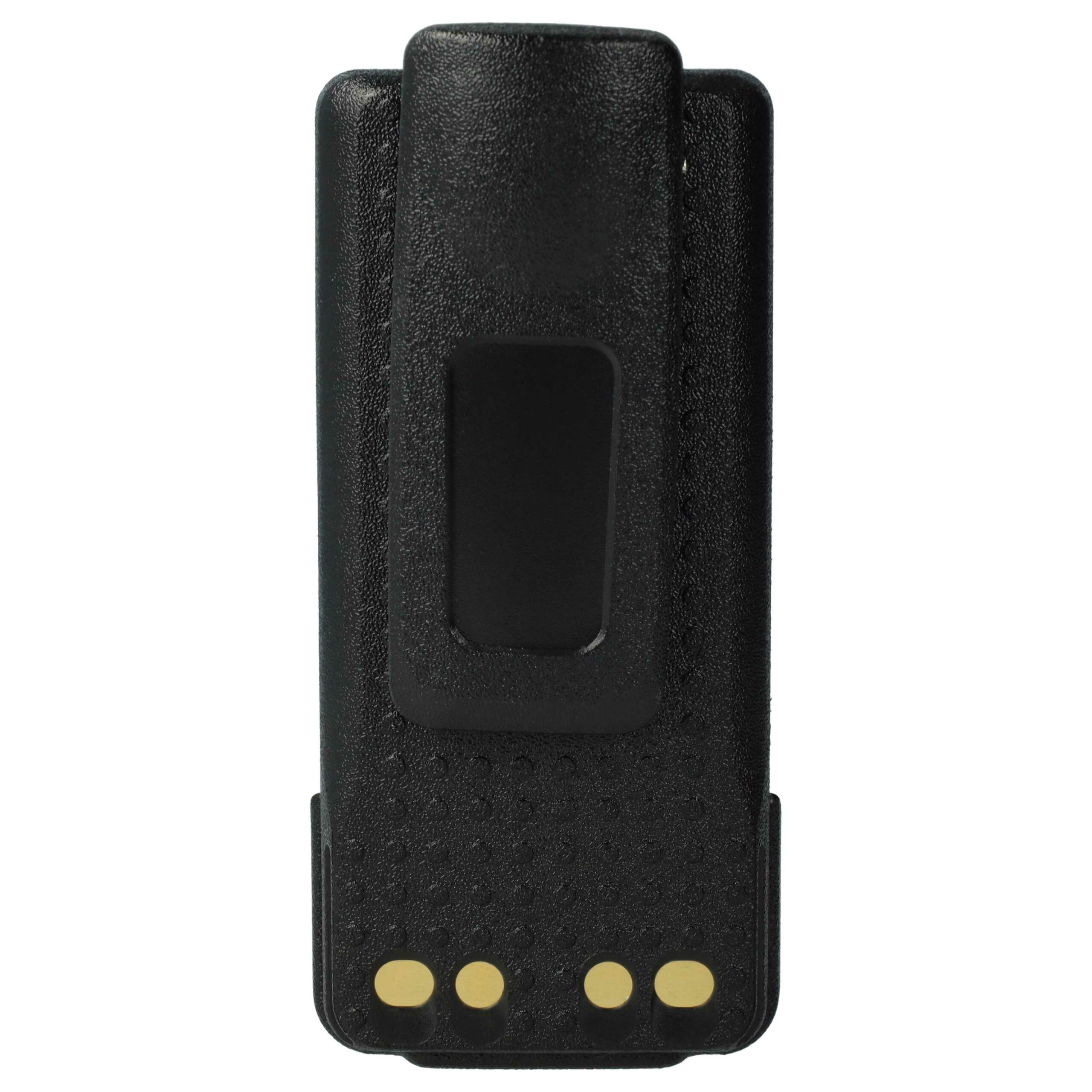 Bateria vhbw 5x para Rádio Motorola PMNN4406BR/PMNN4406/PMNN4409 - 2200 mAh 7.4 V Li-Ion + Clip de Cintura - Image 4