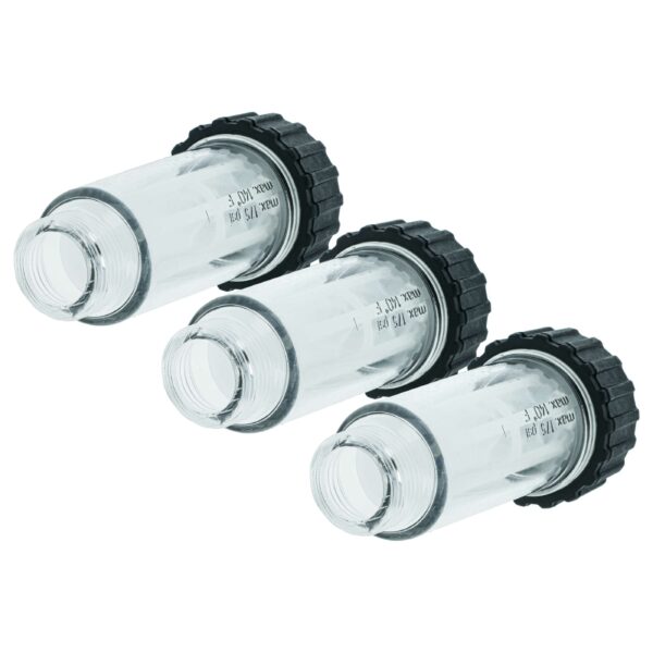 3x Filtro de Água Anti-Suidades vhbw para Kärcher K2, K3, K4, K5, K6, K7 com Invólucro