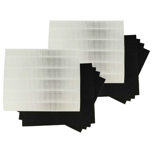 Conjunto de 10 Filtros vhbw para Purificador de Ar Winix P150 - HEPA e Carvão Ativado