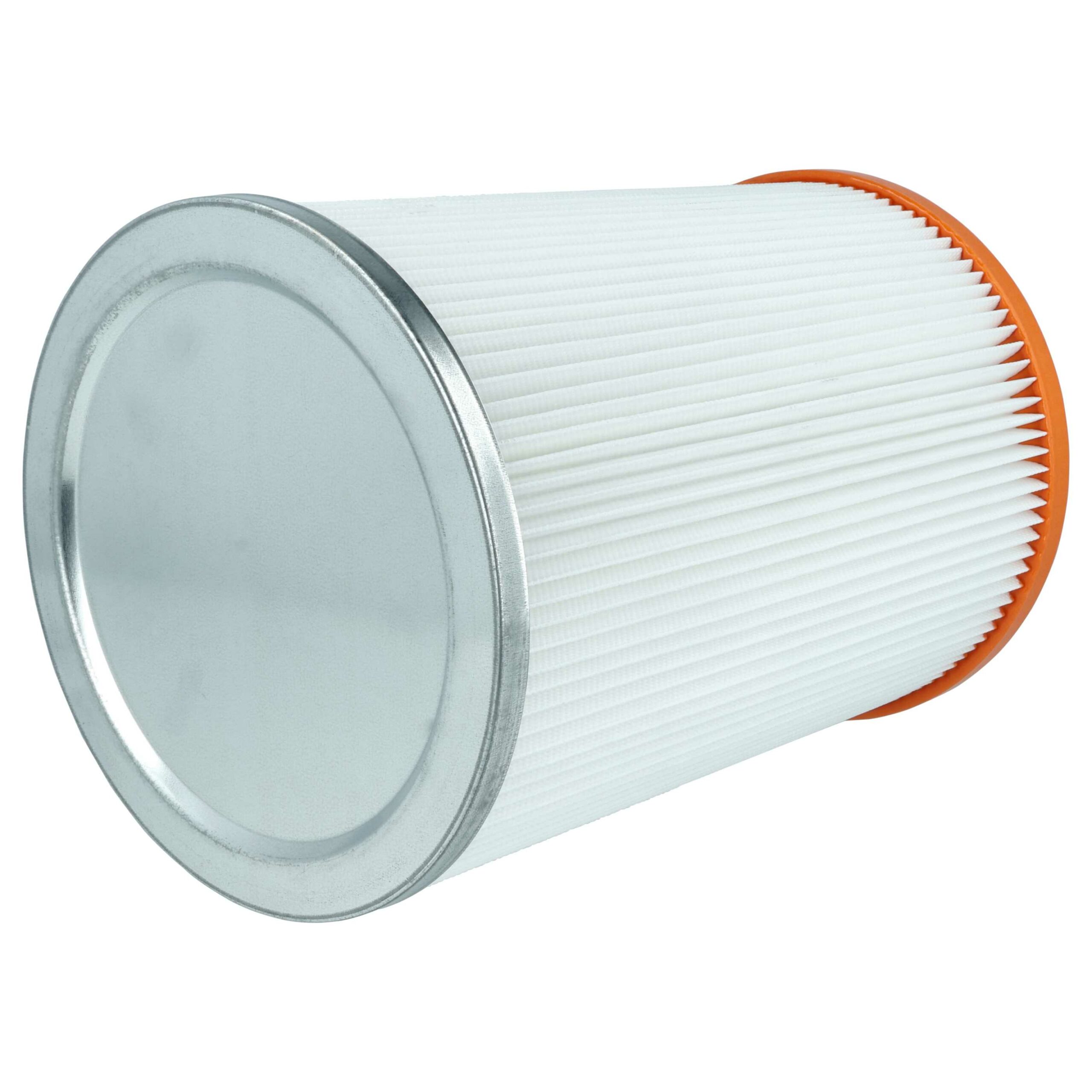 5x Filtro Cartucho de Substituição para Aspirador WAP Nilfisk R 637/1, Laranja/Branco - Image 3