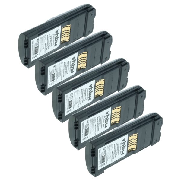 5x Bateria Compatível com Symbol 82-111636-01, BTRY-MC95IABA0 para Leitores de Código de Barras POS - 4600 mAh 3.7 V
