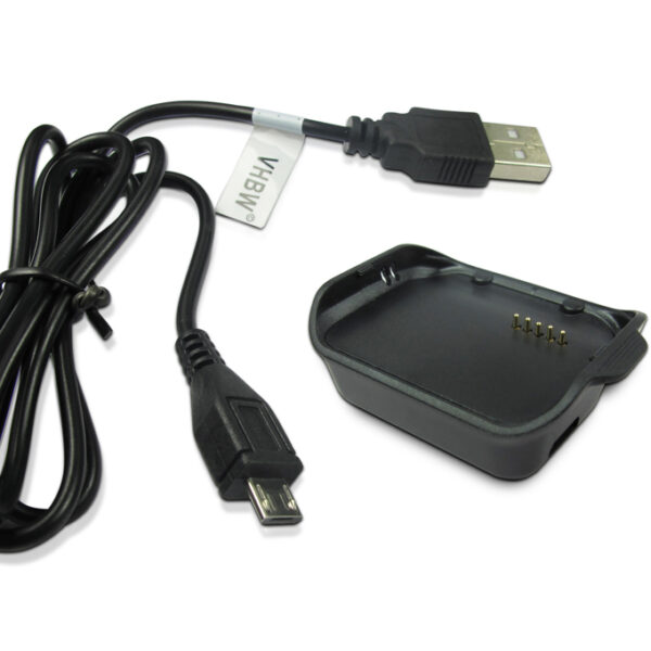Base de Carregamento vhbw para Samsung Gear 2 SM-R380 - 100 cm, com Cabo Micro USB