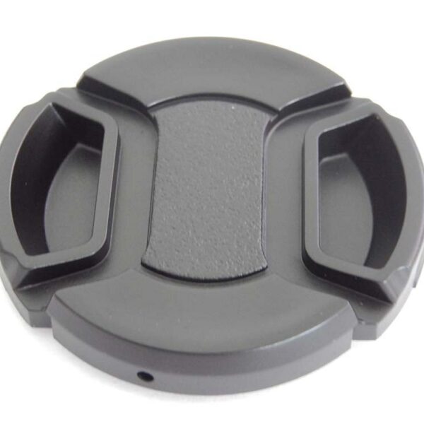 Capa de Objetiva 43 mm para Fujifilm, Panasonic, Tamron, Samsung e Câmaras - com Pega Interna, Plástico, Preto