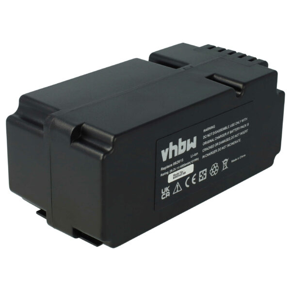 Bateria vhbw para Yard Force 862601 / Florabest / Grizzly 4000 mAh 25.2 V