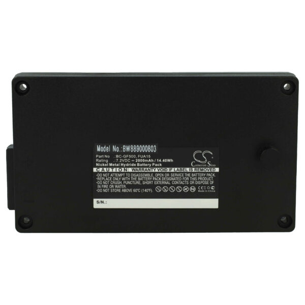 Bateria vhbw para Controlo Remoto Gross Funk 100-001-885, FUA50 - 2000 mAh