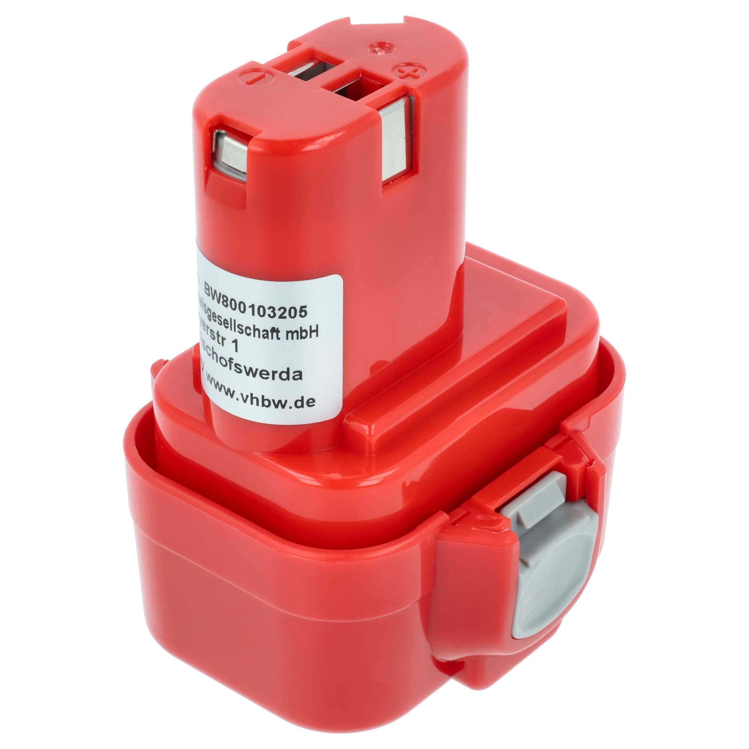 Bateria vhbw para Makita 192321-5 9.6V 3000mAh NiMH - Image 2