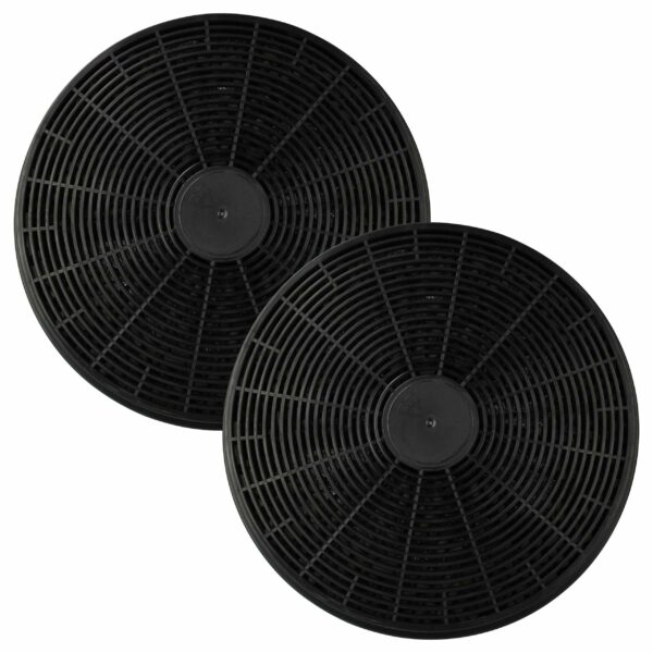 2x Filtro de Carvão Ativado Substituição para Bomann KF561 - 17,5 cm