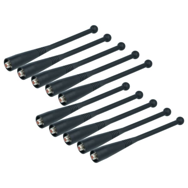 10x Antena vhbw para Rádio Motorola NAD6568, 8505644V03 - 13.5 cm