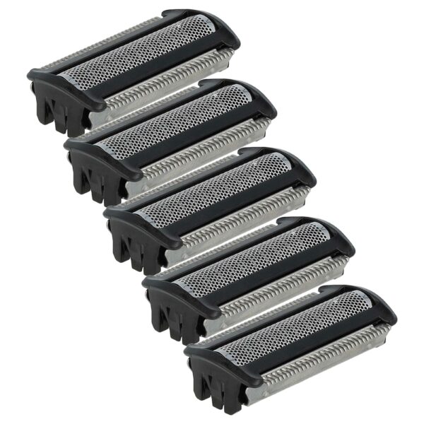 5x Cabeças de Corte para Philips HQ1072/01, HQ1072 - vhbw (Preto/Prateado)
