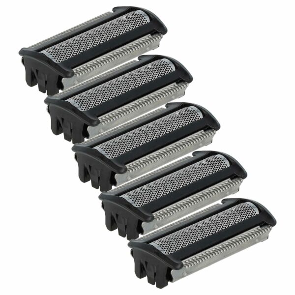 5x Cabeças de Corte para Philips HQ1072/01, HQ1072 - vhbw (Preto/Prateado)