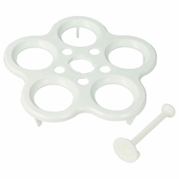 Cesto para Cozinhar Ovos vhbw para Thermomix TM31, TM5, TM6 e Monsieur Cuisine - 5 Compartimentos