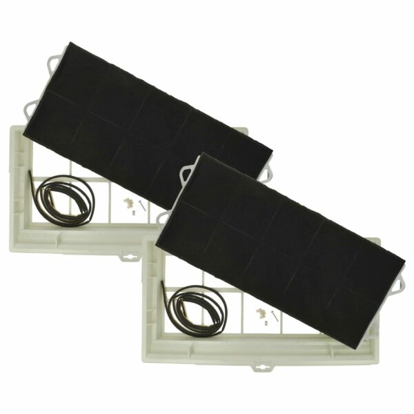 2x Filtro de Carvão Ativado Compatível Bosch 460478, DSZ13AF - 49.5 x 29.5 x 6.2 cm