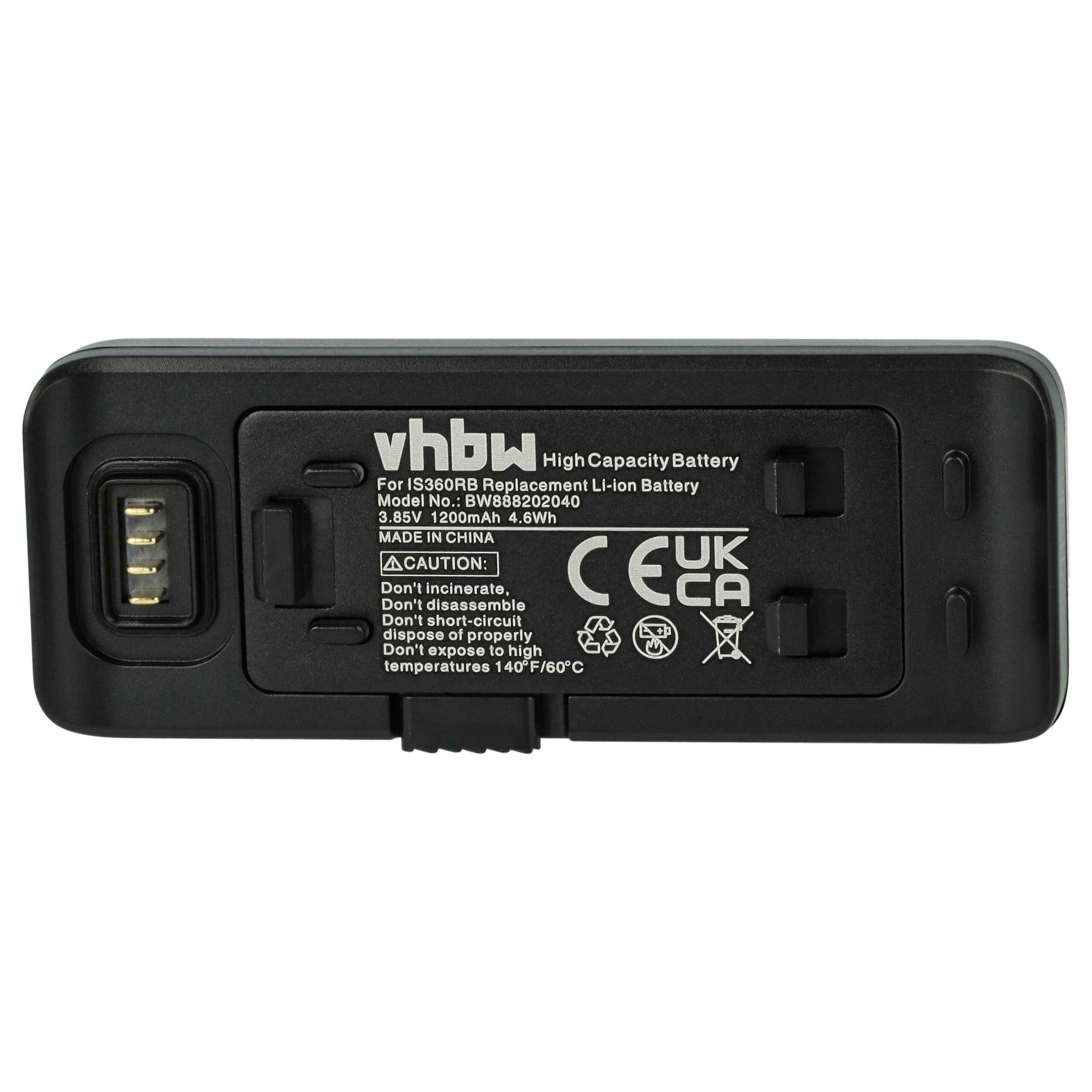 Bateria vhbw para Insta360 ONE R / Twin Edition (1200mAh, 3.85V, Li-Ion) - Image 3