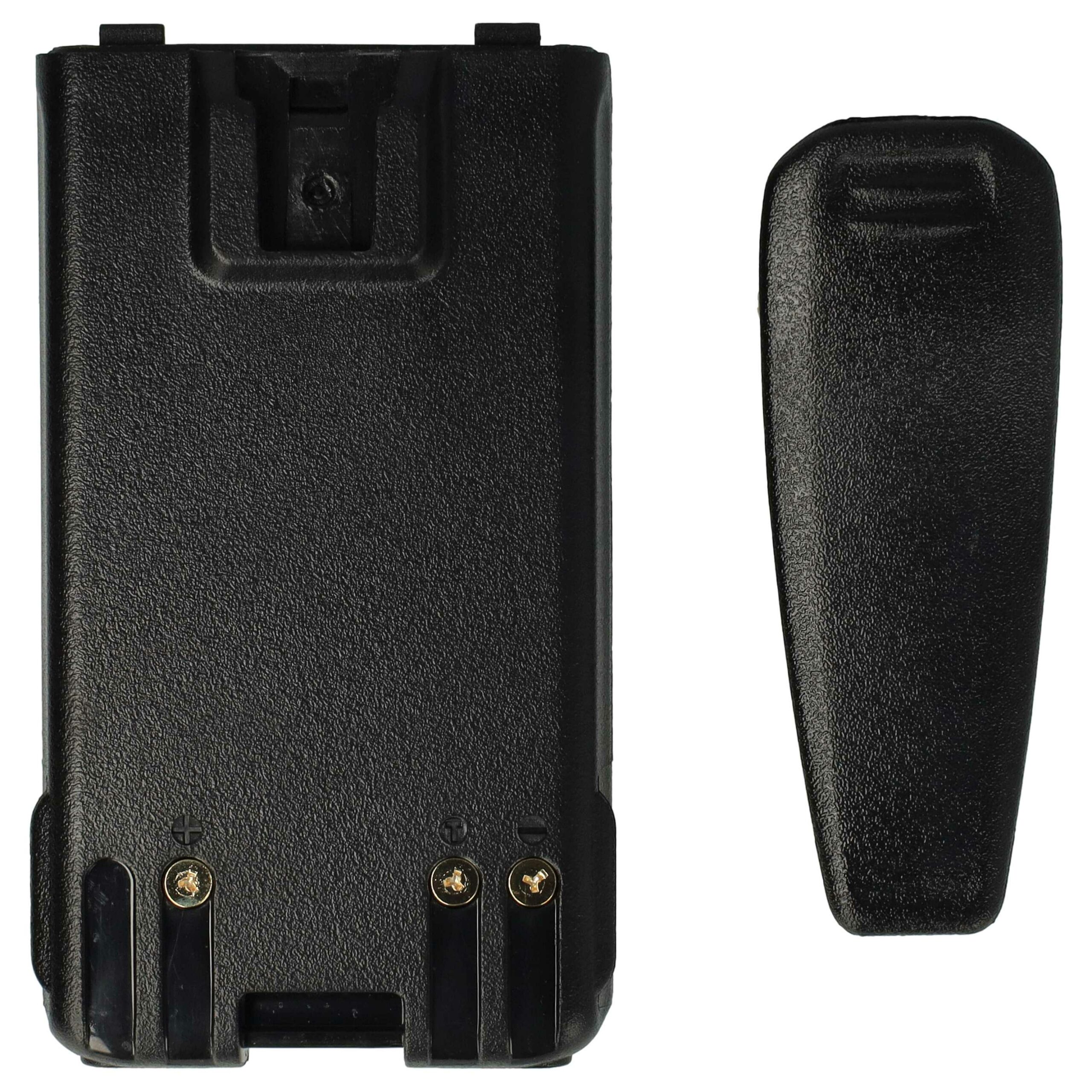 Bateria vhbw 2x para Rádio Icom BP-264 - 1600 mAh 7.2 V NiMH + Clip - Image 4