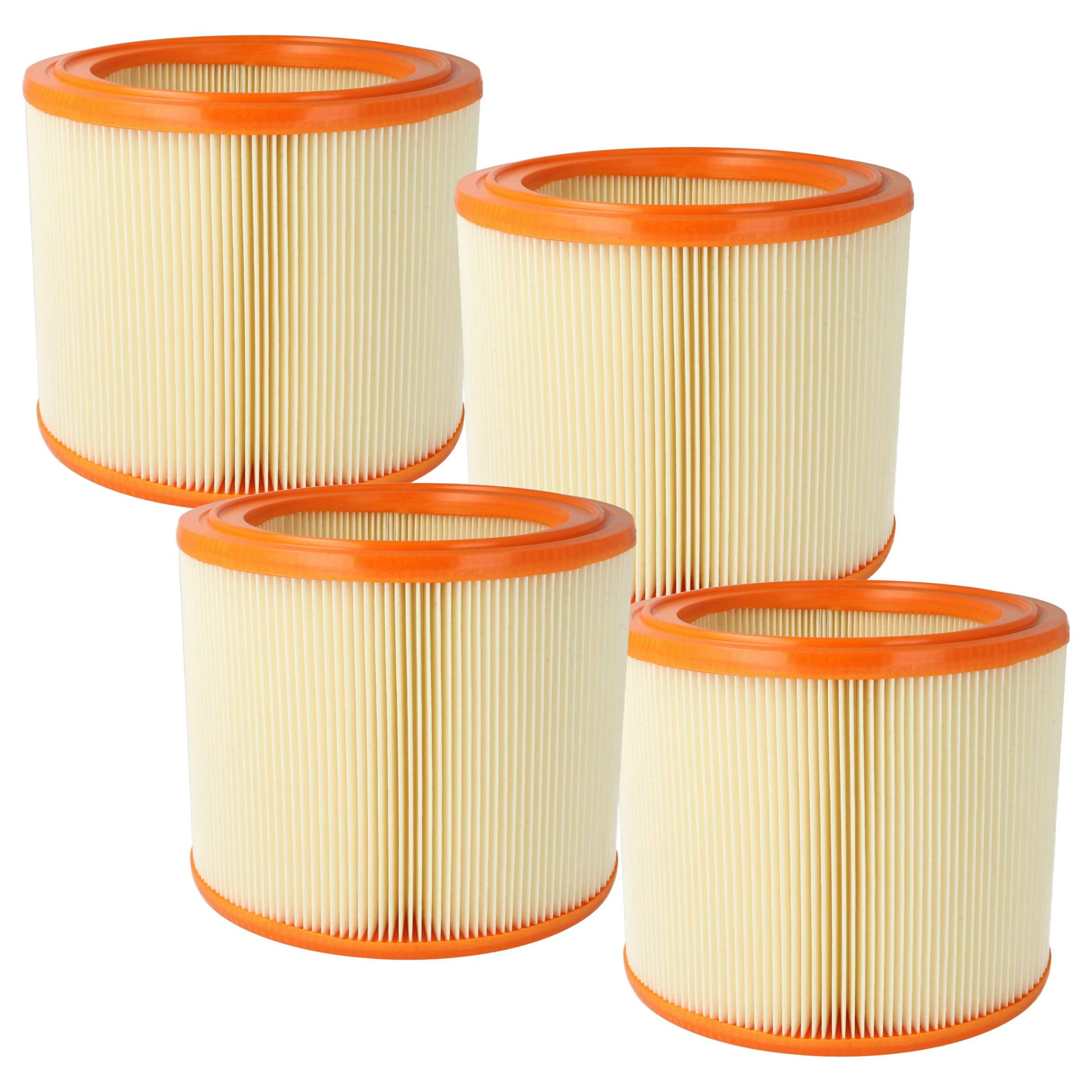 4x Filtro Pregueado vhbw para Aspirador Festool (substitui ALTO/WAP/Nilfisk 60077)