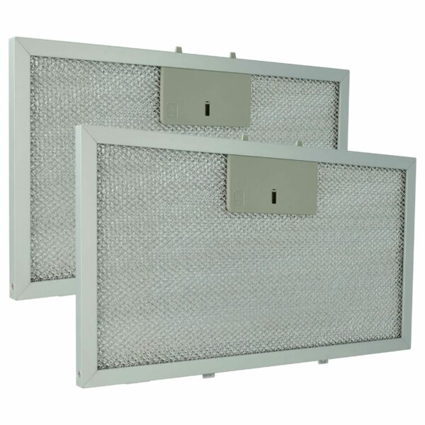 2x Filtro de Graxa Metal Longa Duração vhbw para Klarstein 10034874