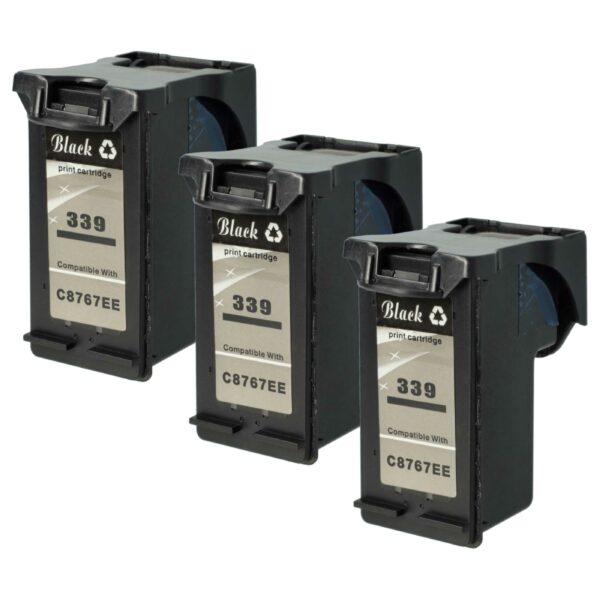 3x Tinteiros vhbw para HP Photosmart Pro 6540 - Preto, 28ml