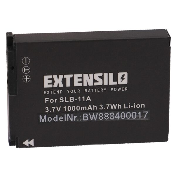 Bateria Compatível Samsung SLB-11a EXTENSILO - 1000mAh, 3.7V, Li-Ion