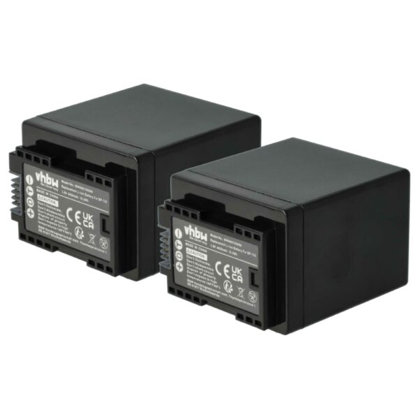 Bateria vhbw 2x para Câmara Canon BP-745, BP-727 - 4450 mAh 3.6 V Li-Ion