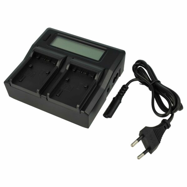 Carregador de Baterias vhbw compatível com Sony AC-VQP10, BC-TRP para Câmaras Digitais - 2.1 A, 5 V