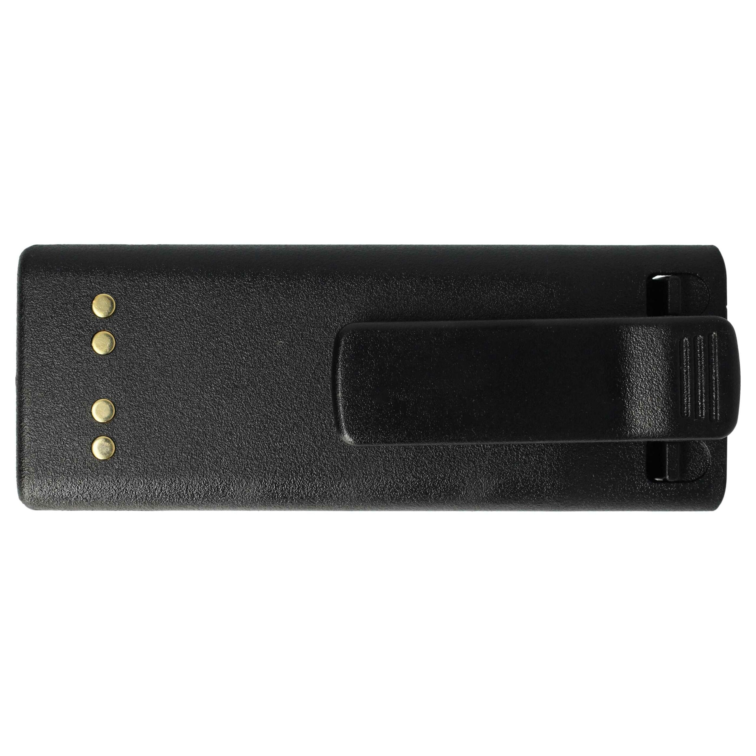 Bateria vhbw para Rádio Motorola NTN7143B 1800 mAh 7.5 V NiMH + mola de cinto - Image 4
